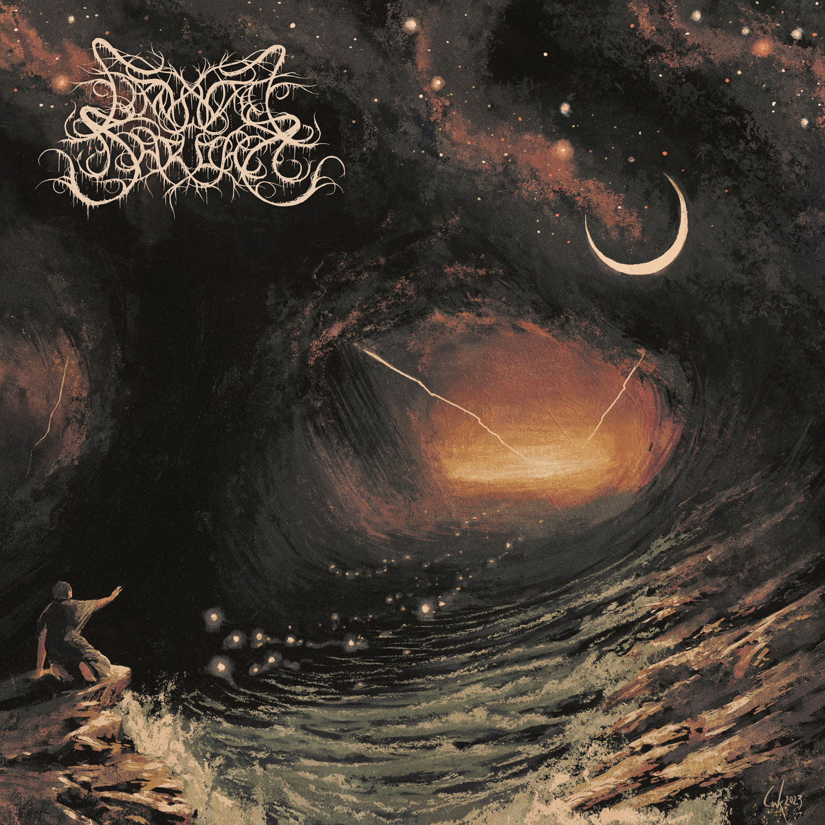 Album cover for Visions of Collapse by Liminal Shroud