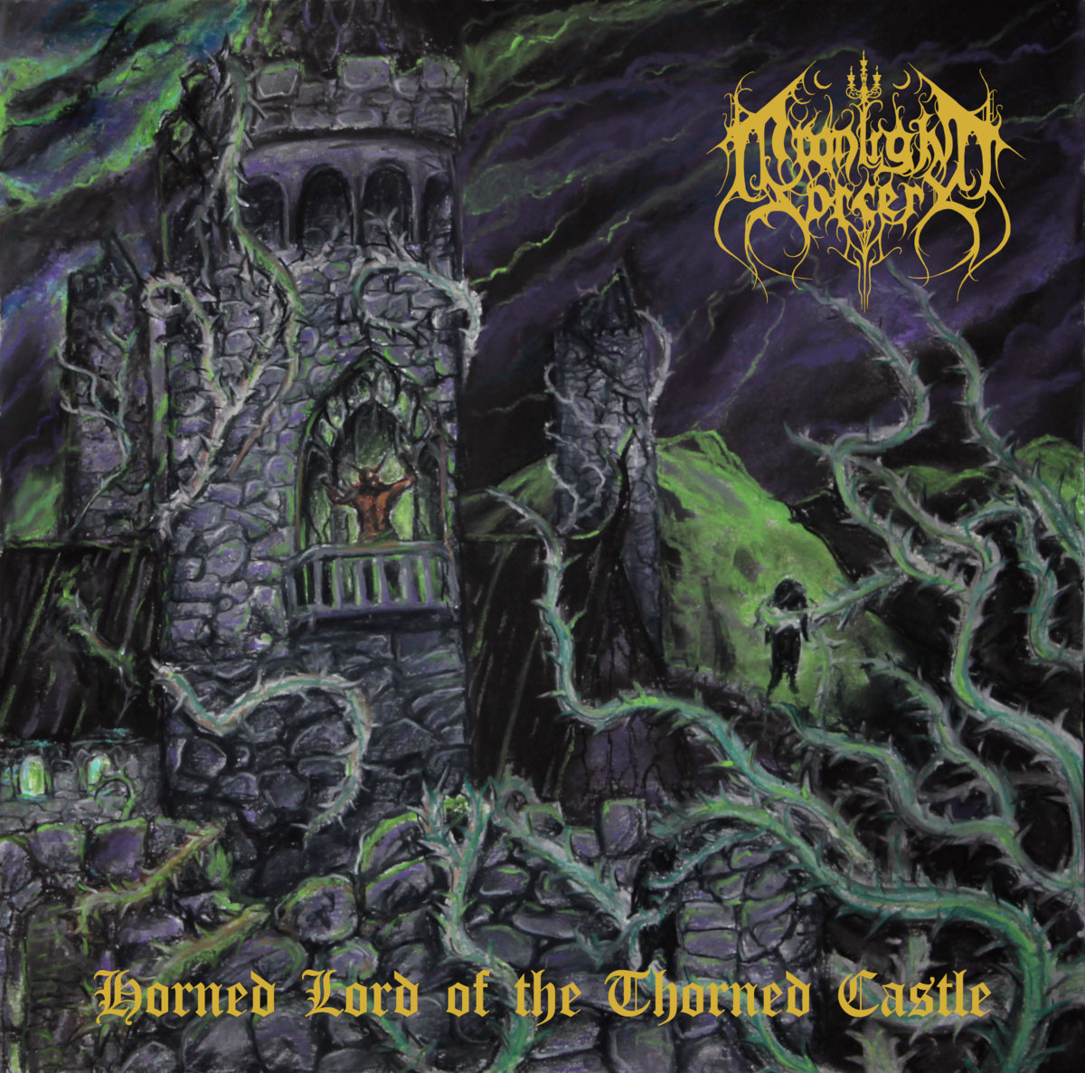 Album cover for Horned Lord of the Thorned Castle by Moonlight Sorcery